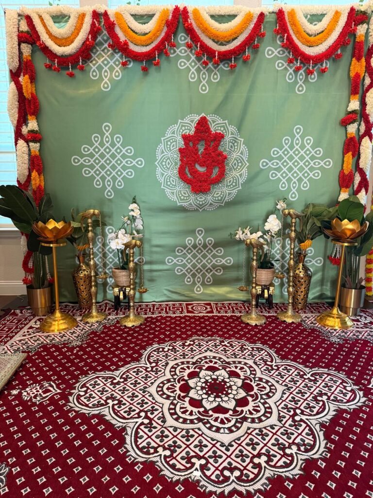 Housewarming - Pooja decor1
