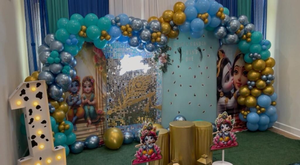Birthday - Radha Krishna decor
