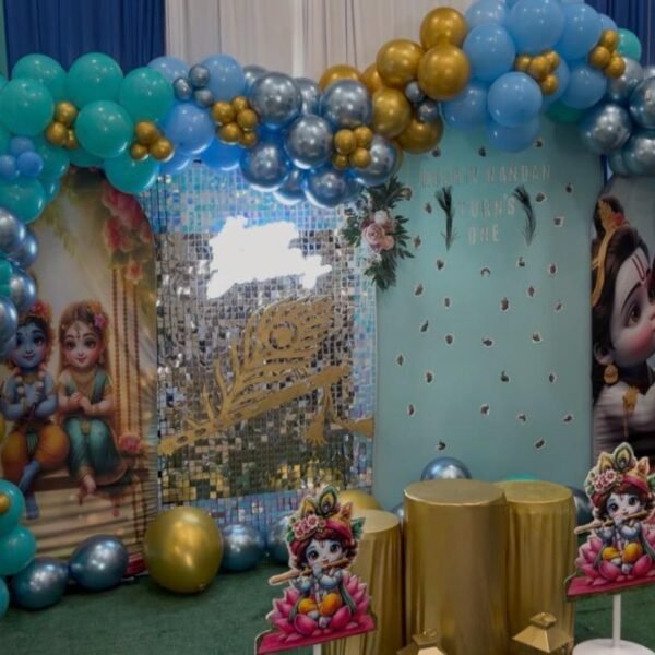 Birthday - Radha Krishna decor